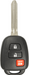 Toyota 3 Button Remote Head Key (3BH)- By Ilco Look-Alike Replacments Ilco