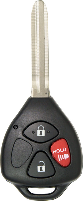 Toyota 3 Button Remote Head Key (4D-67 Transp.) (3BD2) - By Ilco Look-Alike Replacments Ilco