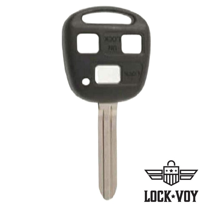 Toyota 3 Button Remote Head Key Shell Key Blanks LockVoy