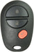 Toyota 3 Button Remote Keyless Entry (3B1) - By Ilco Look-Alike Replacments Ilco