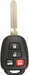 Toyota 4 Button Remote Head Key (H Transp.) (4BH2) - By Ilco Look-Alike Replacments Ilco