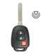 Toyota Prius C 3 Button Remote Head Key w/ G Chip 3PCG – By Ilco Automotive Key Ilco