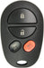 Toyota Sequoia 4 Button Remote Keyless Entry (4B2) - By Ilco Look-Alike Replacments Ilco