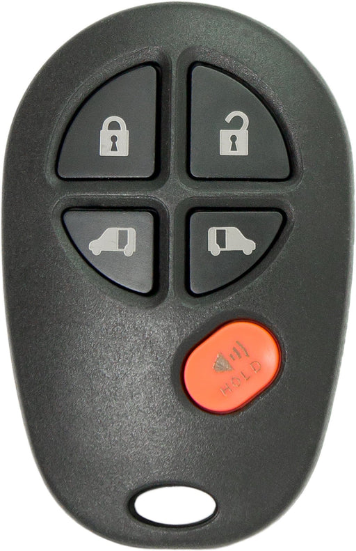 Toyota Sienna 5 Button Remote Keyless Entry (5B1) - By Ilco Look-Alike Replacments Ilco