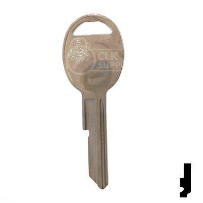Uncut Key Blank | B45 "H", S1098H | GM
