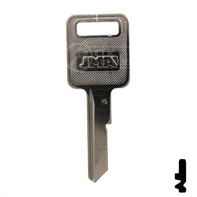 Uncut Key Blank | B46 "J", P1098J | GM Key Automotive Key JMA USA