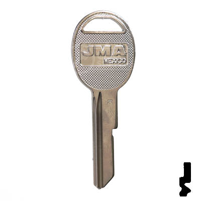 Uncut Key Blank | B47 "K", S1098K | GM Key