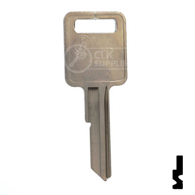 Uncut Key Blank | B48 "A", P1098A | GM Key