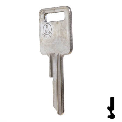 Uncut Key Blank | B50 "C", P1098C | GM Key Automotive Key JMA USA