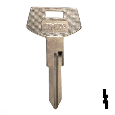Uncut Key Blank | B68, P1099 | GM Key Automotive Key JMA USA