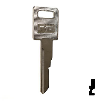 Uncut Key Blank | B77, P1098EV | GM Key Automotive Key JMA USA