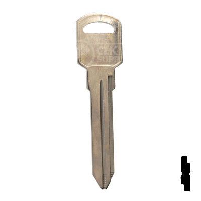 Uncut Key Blank | B89, P1107 | GM Key