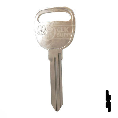 Uncut Key Blank | B91, P1111 | GM Key Automotive Key JMA USA