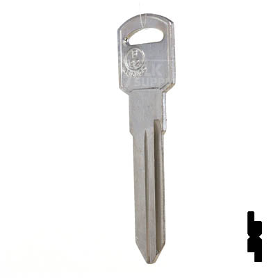 Uncut Key Blank | GM | B92, P1109