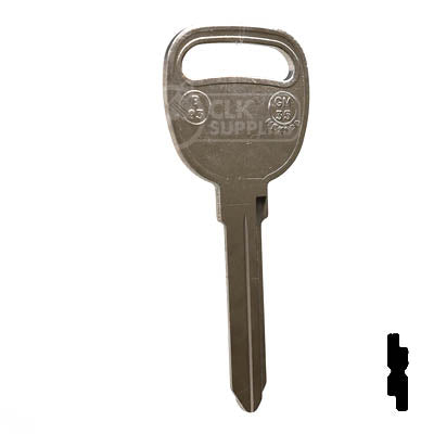 Key Blanks | B93, P1112 | GM Replacement | CLK SUPPLIES — CLK Supplies