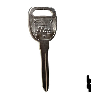 Uncut Key Blank | B96, P1110 | GM Key Automotive Key JMA USA