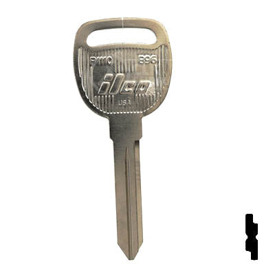 Uncut Key Blank | B96, P1110 | GM Key