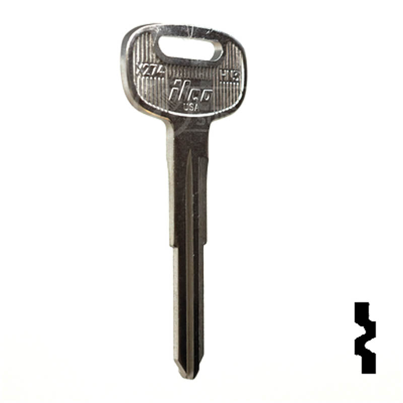 Key Blanks | X274 ( HN3 ) | Hino | Replacement Uncut — CLK Supplies