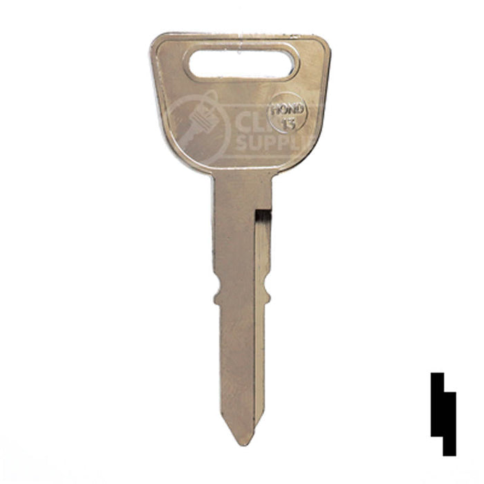 Uncut Key Blank | Honda | X130, HD81 Automotive Key JMA USA