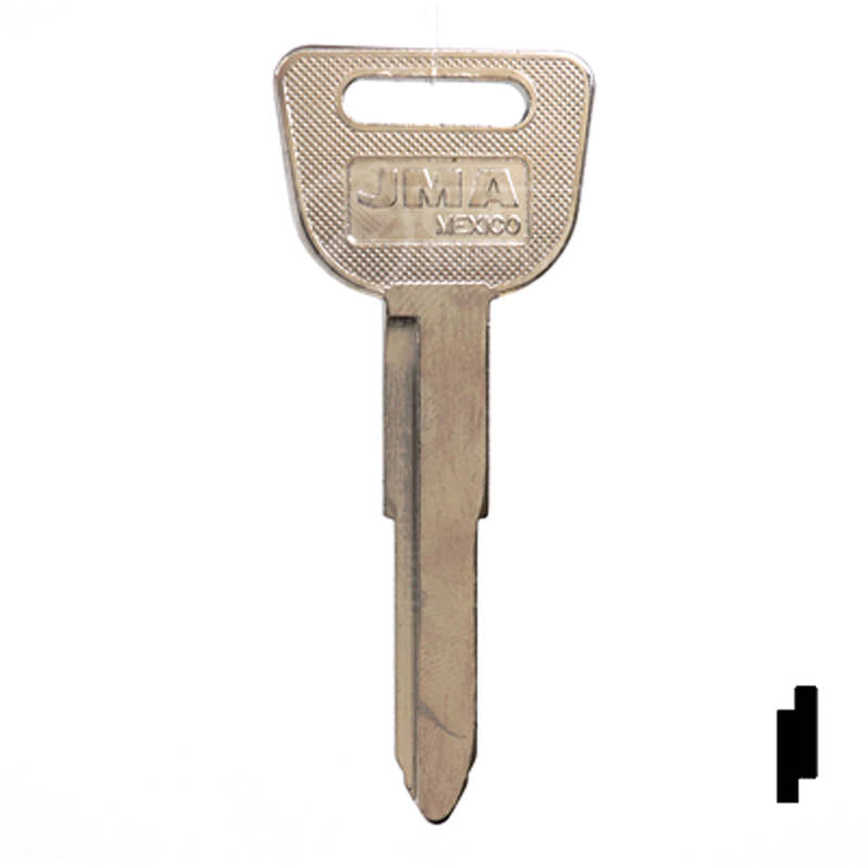 ihika　0808 Key Blanks | X181 ( HD90 ) | Honda | Replacement Uncut — CLK Supplies