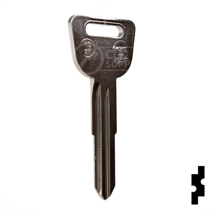 Uncut Key Blank | Honda | X182, HD91 Automotive Key JMA USA