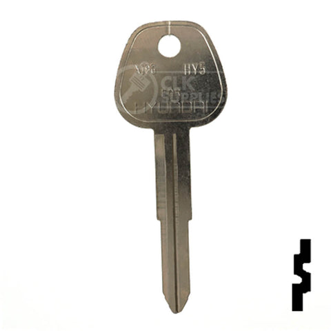 Uncut Key Blank | Hyundai | X196 ( HY5 )