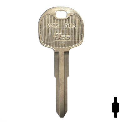 Uncut Key Blank | Isuzu | X275 ( B113 )