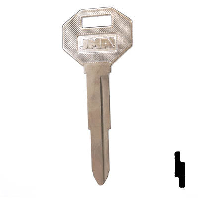 Uncut Key Blank | Mitsubishi | X121, DC3 Automotive Key JMA USA