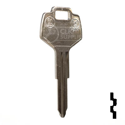 Key Blanks | X123 ( DA25 ) | Nissan | Replacement Uncut — CLK Supplies