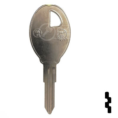 Key Blanks | X210 ( DA31 ) | Nissan | Replacement Uncut — CLK Supplies