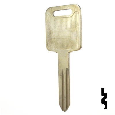 Uncut Key Blank | Nissan | X268 ( DA39 ) Automotive Key Ilco