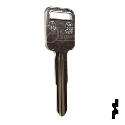 国鉄時代のキー Uncut Key Blank | GM, Geo | X180 ( B69 ) — CLK Supplies