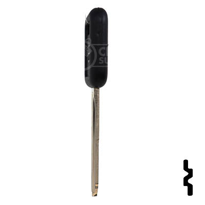 Uncut Plastic Head Key Blank | Geo | X184-P ( B65-P ) — CLK Supplies