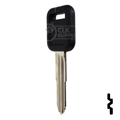 key　Mark&Lona Uncut Plastic Head Key Blank | Geo | X184-P ( B65-P ) — CLK Supplies