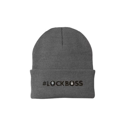 #Lockboss Icon Beanie - Grey Beanie CLK