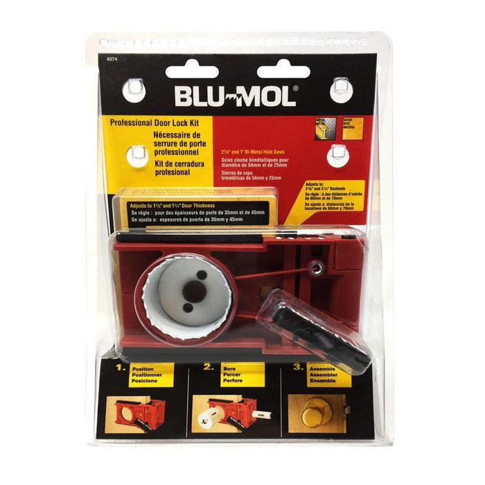 Blu-Mol® Professional Bi-Metal Lock Installation Tool / Jig Grip Tight Tools