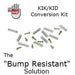 Ilco Bump Halt Bump Resistant Conversion Kit -For Rim & Mortise Lock Pins Ilco