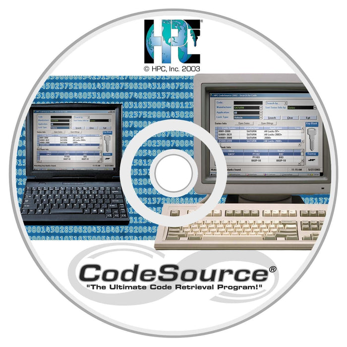 HPC CodeSource® Plus, Full Version CD Locksmith Software Hudson-ESP-HPC