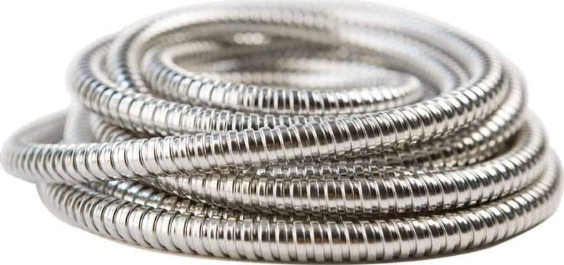 Keedex 3/8" x 18' Stainless Steel Flex Conduit Cylinders & Hardware Keedex