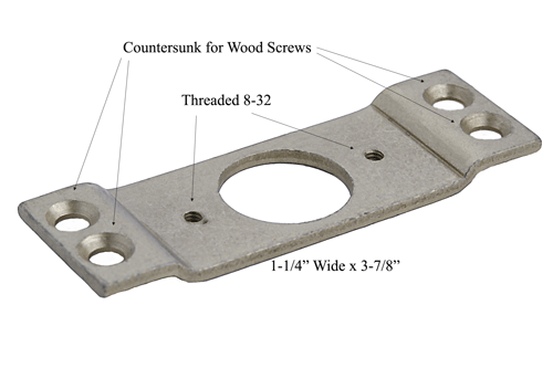 Wood Frame Latch Mounting Bracket | Tubular Lock Latch Door Latch Accessory Major Manufacturing