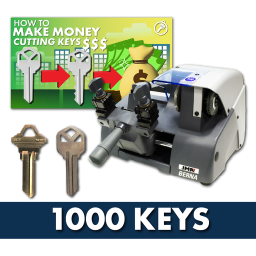 JMA Berna Simply Complete Kit (How to Duplicate & Make Money Course + 1,000 Keys!) Edge Key Duplicator JMA