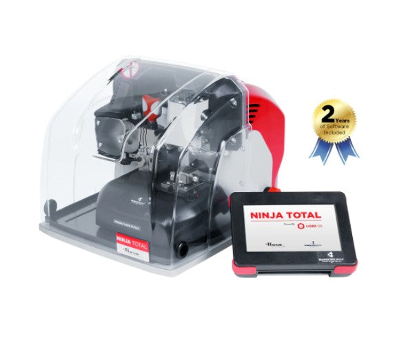 NINJA TOTAL (NA) - Key Cutting Machine for Edge Cut, Laser, and Dimple Keys Edge & Laser Code Machine Keyline USA