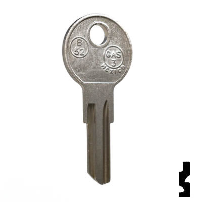 Uncut Key Blank | Gas Cap | B52, 1098GX — CLK Supplies