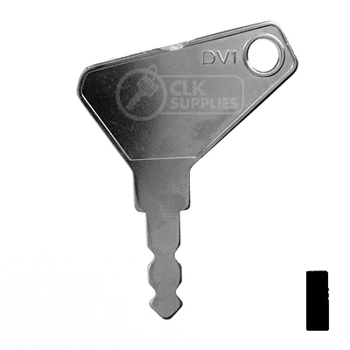 Qty 2 Mack Truck Ignition / Door Key Blanks – Big Semi, 18 Wheeler, Strattec 322710
