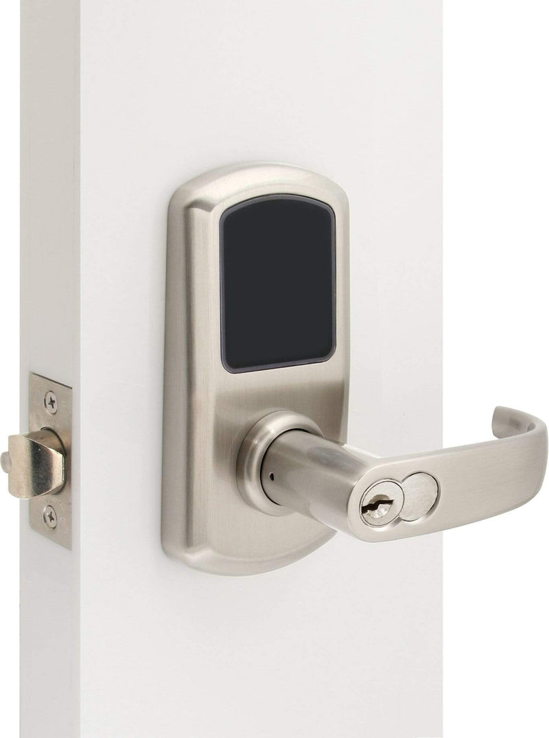 TownSteel E-Elite 5000 Series Grade 1 Push Button Electronic Lock SFIC w/WiFi -Satin Chrome Electronic Lock TownSteel