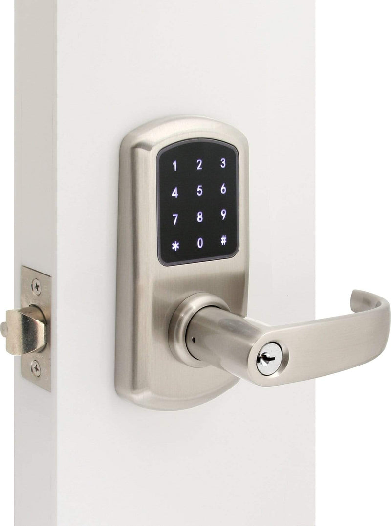 TownSteel E-Elite 5000 Series Grade 1 Push Button Electronic Lock w/WiFi -Satin Chrome Electronic Lock TownSteel