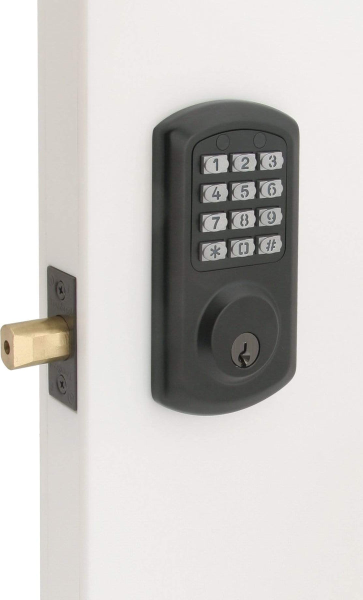 Commercial Locks TownSteel ESmart 2000 Series Grade 2 Deadbolt Flat Black made by TownSteel