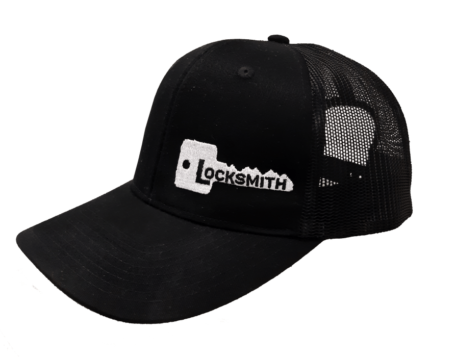 Locksmith Trucker Hat - Black Locksmith Apparel CLK