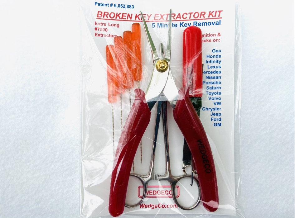 Broken Key Extractor Kit Locksmith Tools WedgeCo