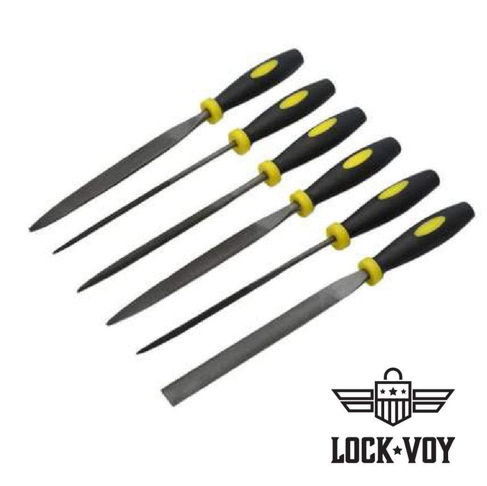 6PC File Set Locksmith Tools LockVoy